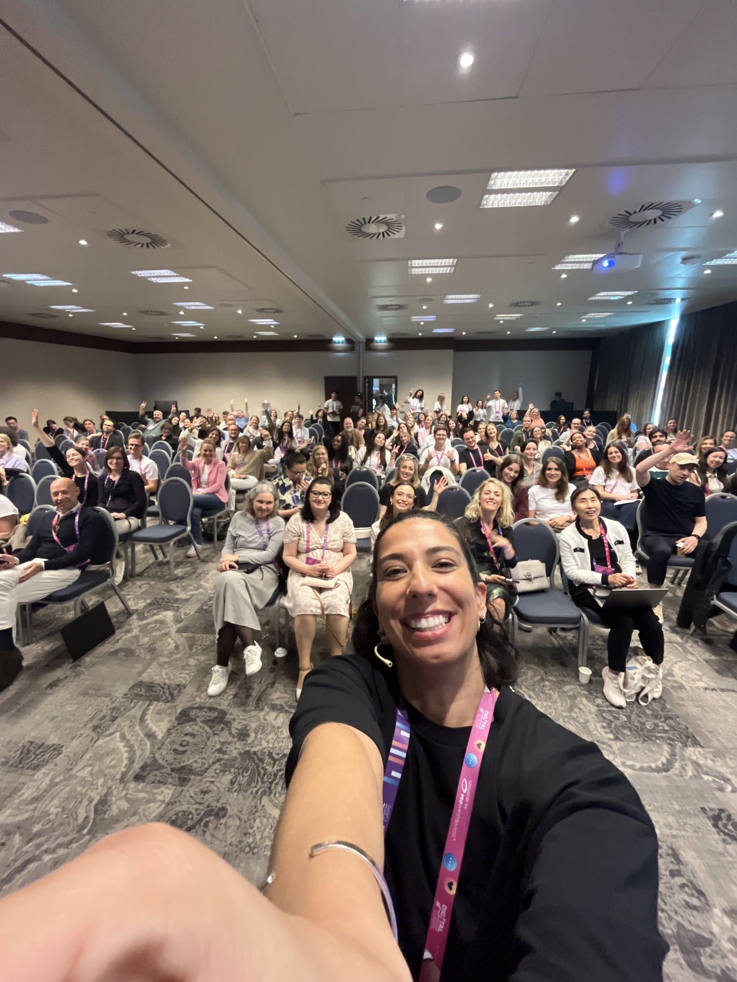 Jessica Redman speaking at Digital Marketing Europe
